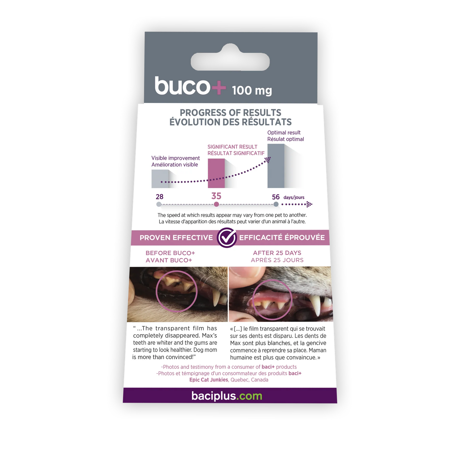 buco+ haleine fraîche et dents saines pour chats et chiens