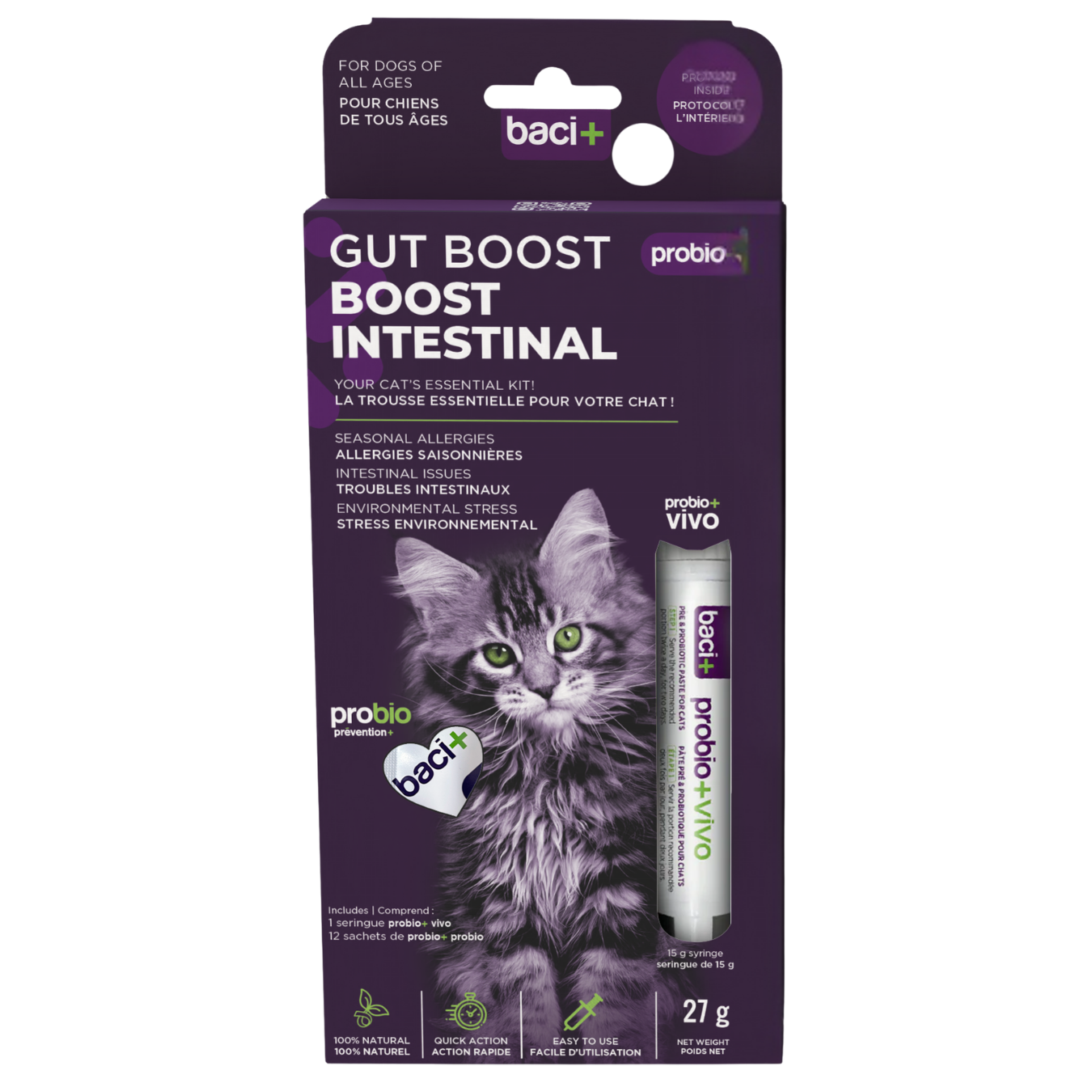 baci+ probio+ Gut Boost Kit for Cats