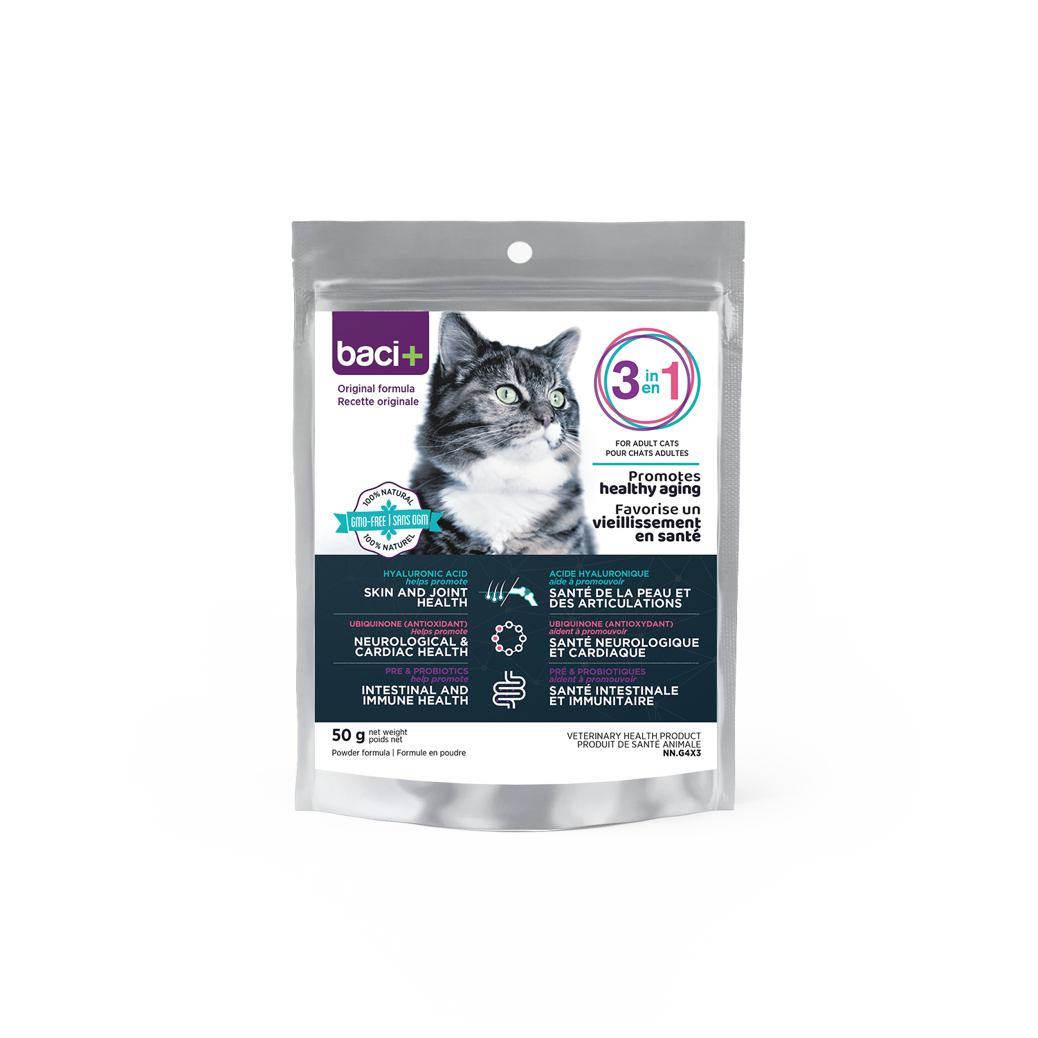 Skin, coat and joints • Intestinal health • Cardiac health | Cats