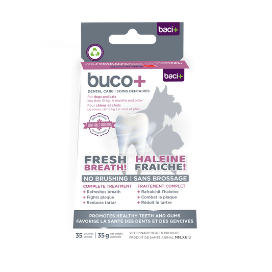 buco+ 100mg | soins dentaires  | chats et chiens - de 15 kg