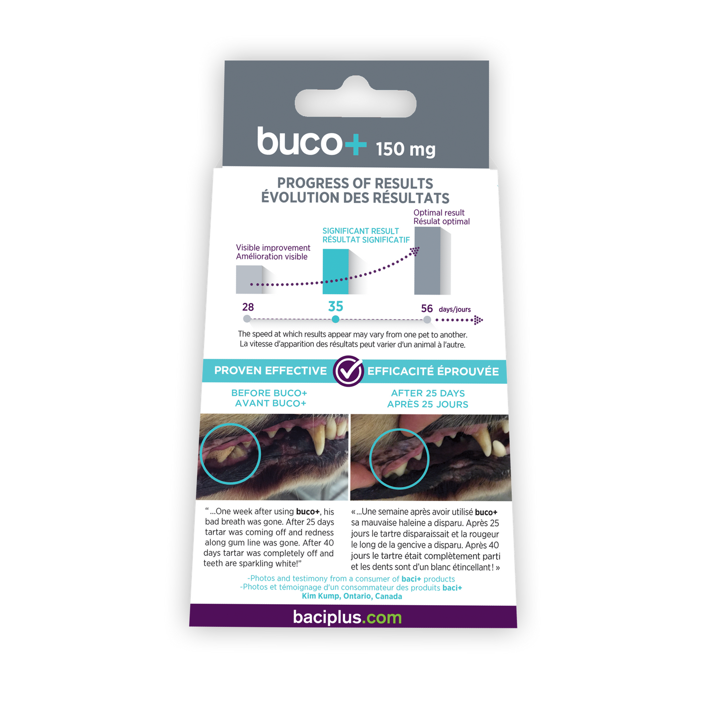 buco+ 150mg | soins dentaires  | chats et chiens + de 15 kg