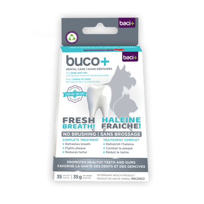 buco+ Haleine Fraîche & Dents Saines  | chats et chiens + de 15 kg