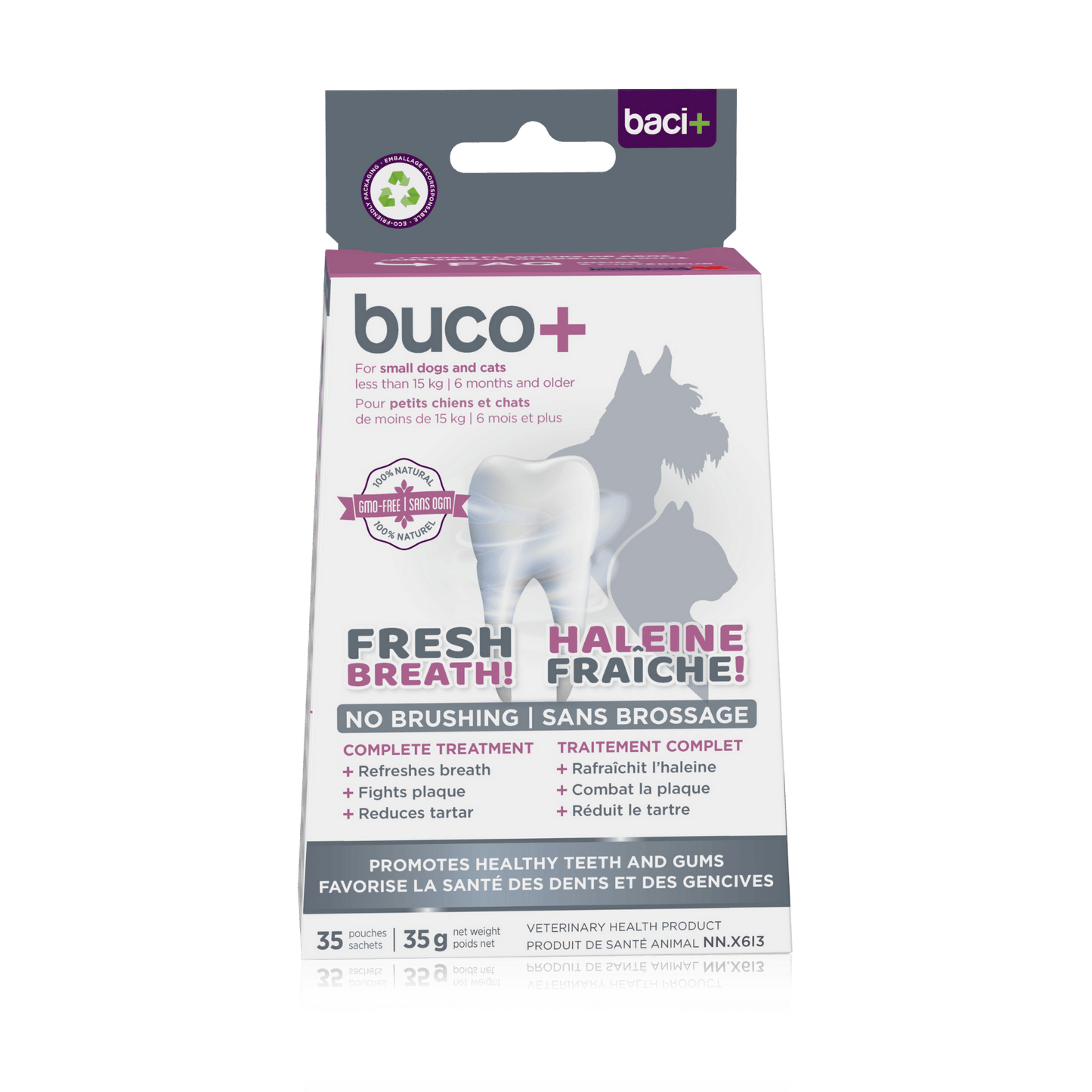Dental Care for dogs and cats less than 15 kg