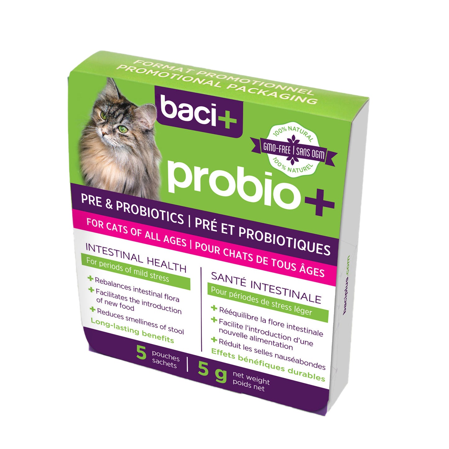 Pré et probiotiques • Santé intestinale optimale | Format adoption | Chats