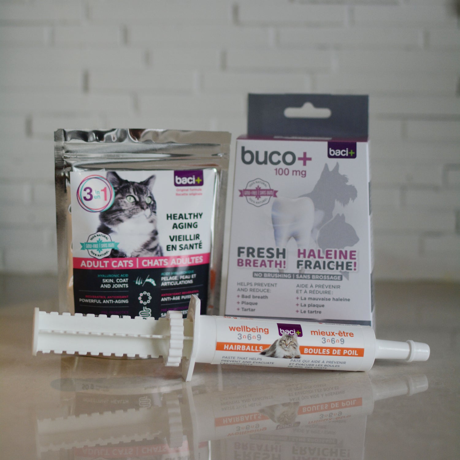 Skin, Coat and Joint Care • Hairball Discomfort Relief • Oral Health | Aging Cats