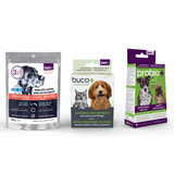 Vitalité • Récupération • Soins des articulations • Santé intestinale • Soins buccodentaires | Chiens vieillissants